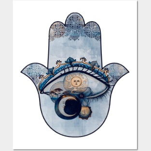hamsa Posters and Art